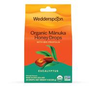 Wedderspoon Organic Manuka Honey Drops, Eucalyptus, 4.0 Ounce