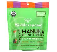 Wedderspoon, Organic Manuka Honey Pops, 3 Flavor Variety Pack, 24 Count, 4.15 oz (118 g)