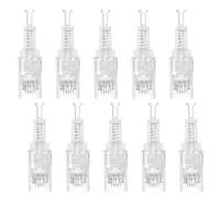 WeddHuis 10 Universal Replacement Parts for Thread Dermapen, Microneedle Technology for Skin Renewal, Suitable for All Electric Thread and Slot Dermapen, 12 Pins