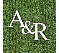 Wedding Acrylic Initial Letters Charm Personalised Wedding Cake Toppers Decorations Custom Acrylic Letters (Rose-Gold Mirror Acryl)
