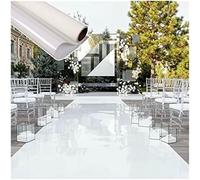 Wedding Aisle Runner - Reflective Disposable Carpet for Indoor Events, Cuttable for Stage Exhibitions and Birthdays