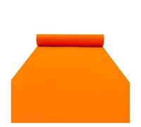 Wedding Aisle Runners, Disposable Rolling Carpet Runner Rug, 2 mm Thick Cutable Aisle Runner Mat for Parties Beach Ceremony Birthday Decor(Orange)