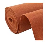 Wedding Aisle Runners, Disposable Rolling Carpet Runner Rug, 2 mm Thick Cutable Aisle Runner Mat for Parties Beach Ceremony Birthday Decor(Light brown)