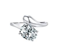 Wedding Anniversary Band Gold Metal Rings 9K Au375 Size O 1/2 White Marquise 3X6mm Moissanite Stackable for Aunt Upgrade 3.0