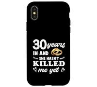 Wedding Anniversary Beads Wedding Gift 30 Years Married Case for iPhone X/XS