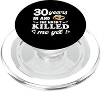 Wedding Anniversary Beads Wedding Gift 30 Years Married PopSockets PopGrip for MagSafe