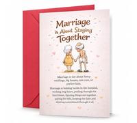 Wedding Anniversary Card for Wife Husband, Valentine’s Day Card | Includes one card and one envelope only, ready for a personal love note, anniversary message, or appreciation note