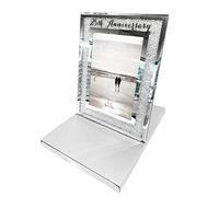 5' x 7' - Celebrations Crystal Frame - 25th Anniversary
