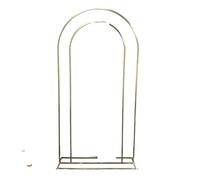 Wedding arch Arch Gold-Plated Double Outdoor Wedding Flower Display Rack, Door Frame, Birthday Party Backdrops, Welcome Sign, Balloons Stand