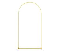 Wedding arch Arch Metal Gold Wedding Stand 1PCS 3.9FT 5. 7.2FT Frame Backdrop Ceremony Shower Decorations(50x120cm 3.94FT)