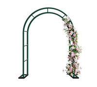 Wedding Arch for Climbing Plants, Garden Arch for Roses, 4.6ft x 7.5ft Green Wedding Decor, Perfect for Celebrations, Birthdays, Aisles, and Entrances