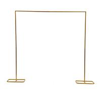 Wedding Arch Frame 2 * 2.1m Balloon Arch Stand Gold Arch Backdrop Stand Backdrop Stand Party Garden Decor With Mesh Suitable for Weddings Parties Banquets Photo Studio Backdrop Decoration etc