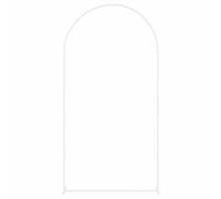 vidaXL Wedding Arch White 100 x 39 x 200 cm Steel