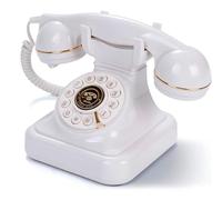 Wedding Audio Guest Book Phone,Vintage Audio Guest Book Phone,Record Wedding Guest Audio Guest Book,for Wedding Birthday and Parties Record Personalized Audio Messages(White)