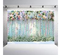Wedding Backdrop, Birthday Backdrop Wedding Portrait Photos Children Studio Photography White With Lightweight Polyester Fiber Material For 7 (W-1375)