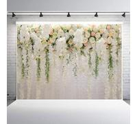 Wedding Backdrop, Birthday Backdrop Wedding Portrait Photos Children Studio Photography White With Lightweight Polyester Fiber Material For 7 (W-021)