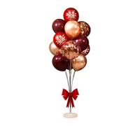 [Wedding Balloon Float Set] Helium-free Float - Double-layer thickened latex balloon, including column base + bow