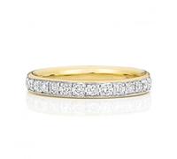 Wedding Band 18ct Gold Diamond Eternity Ring WQ226/I - Elegant - Size Q