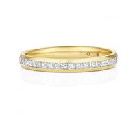 Wedding Band 18ct Gold Diamond Pcut Eternity Ring WQ235/I - Bold - Size N
