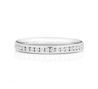 Wedding Band 18ct White Gold Diamond Eternity Ring WQ228W/I - - Size I
