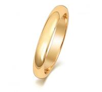 Wedding Band 18K D Shape 3mm-1.15 Wedding Ring WQ103L/I - - Size Y
