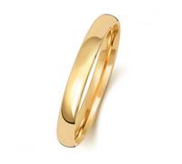 Wedding Band 18K Slight Court 2.5mm-1.7 Wedding Ring WQ112H/I - - Size Q