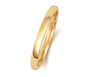 Wedding Band 18K Slight Court 2mm-1.15 Wedding Ring WQ111L/I - - Size P