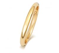Wedding Band 18K Trad Court 2mm-1.4 Wedding Ring WQ161M - - Size U