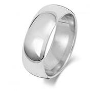 Wedding Band 18K Trad Court 7mm Wedding Ring WQ167WL - - Size U