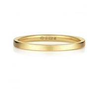 Wedding Band 9K Flat Court 1.7mm-1.40-1.5 Wedding Ring W120M - - Size N