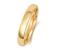 Wedding Band 9K Slight Court 3 mm-1.7 Wedding Ring W113H - - Size Z