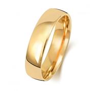 Wedding Band 9K Slight Court 5mm-1.2 Wedding Ring W115L - - Size X