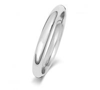 Wedding Band 9K Trad Court 2.5mm-1.4 Wedding Ring W162WM - - Size L