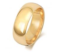 Wedding Band 9K Trad Court 7mm Wedding Ring W167H - Timeless - Size S