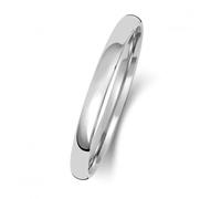Wedding Band Platinum Slight Court 2mm-1.15 Wedding Ring WP111M - Size L
