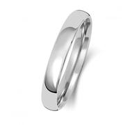Wedding Band Platinum Slight Court 3mm-1.15 Wedding Ring WP113M - Size Y