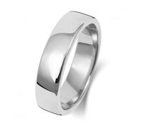 Wedding Band Platinum Soft Court 5mm-1.45 Wedding Ring WP135M - - Size Y