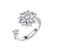 Wedding Band Rotatable Ring Classic Ring Fashion Jewelry Light Feeling Design Shiny