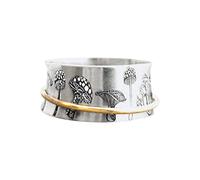 Wedding Bands for Women Retro Cartoon Rotating Ring Inspiration Ring Meditation Inspirational Day For Women Size 6 11