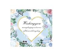 Wedding Banners For Registry Office Decor And Photography Large Craft Sheet For Guest Signing Stylish Registry Setup Outdoor Wedding Party Backdrop Installation