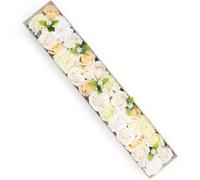 Wedding Blessings Soap Flower Gift Box - White & Ivory Elegance