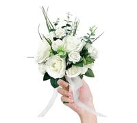 Wedding Bouquets for Bride,Faux Bouquets Flowers Wedding Decorations - Realistic Table Centerpieces for Vow Renewal Ceremony Engagement Fall Holiday Party Reception Church Bridesmaid Women