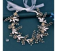 Wedding Bridal Headdress Women's Headband Hairpin Hair Accessories Alloy Leaf Bridal Headdress (HP294 Headband)