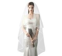 Wedding Bridal Veil for Women with Metal Comb Simple Vintage Long Wedding Veils Bridal Tiara for Bachelorette Party Supplies Cathedral Bridal Shower Decoration Accessories Wedding Party Decoration