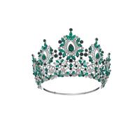 Wedding Bride Tiaras And Crown Beauty Pageant Hair Crown Baroque Party Stage Show Headpiece (Goldcolor)
