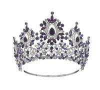 Wedding Bride Tiaras And Crown Beauty Pageant Hair Crown Baroque Party Stage Show Headpiece (Goldcolor)