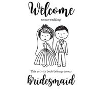 Wedding Bridesmaid Activity Colouring Book