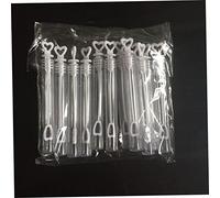 Wedding Bubble Wand Mini Heart Shape Soap Bottle Tube Kids Party Decoration Supplies 48PCS, Bubble Stick Tube, Wand