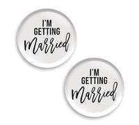 Wedding Button Badge for Women Men Bride Bridesmaid Groom Maid of Honor Wedding Gift, S, Stainless Steel, no gemstone