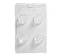 Wedding Cake Chocolate Mould 4 Cavity x 5